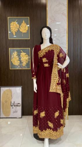 فستان مطرز غمرة راقي