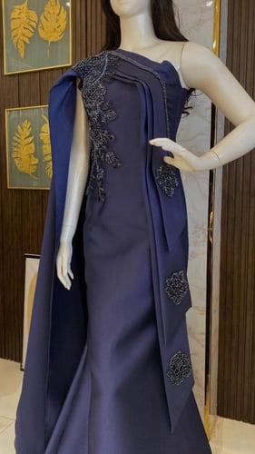 فستان سهرة شال