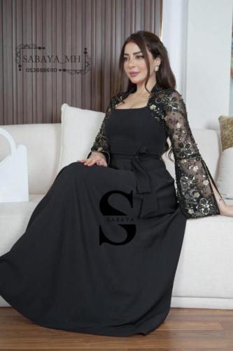 فستان داربيه اسود