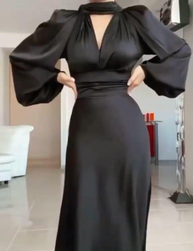 فستان حرير نادين