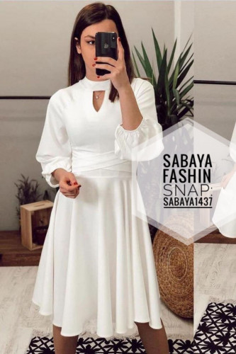 فستان ميدي حرير - لمسة ناعمة من الأناقة الفاخرة