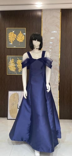 فستان طويل ميكاتو سهرة