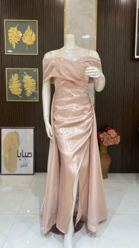 فستان شانتون لمعة ليزر