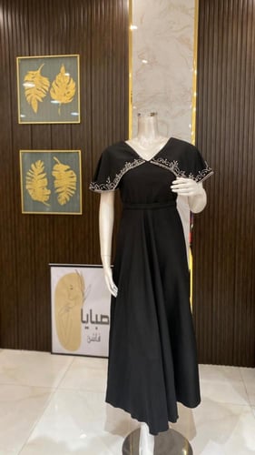 فستان سهرة كلفة تطريز