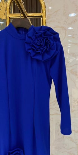 فستان سهرة فلاور ستايل