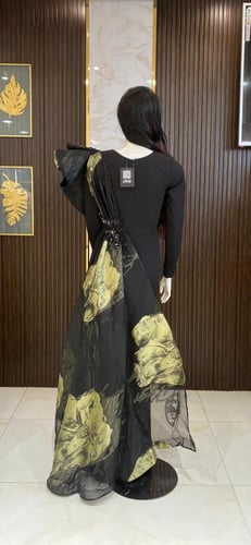 فستان سهرة شال جازار