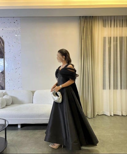 فستان طويل ميكاتو سهرة