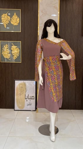 فستان غمرة هندي تنورة