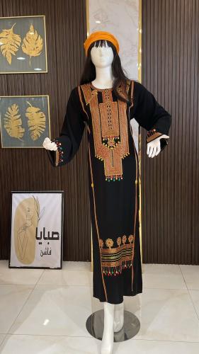 فستان عسيري مع شال