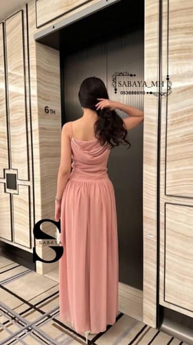 فستان علاق شيفون