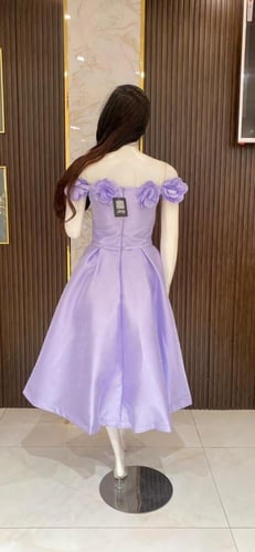 فستان سهرة اوف شولدرز فلاورز