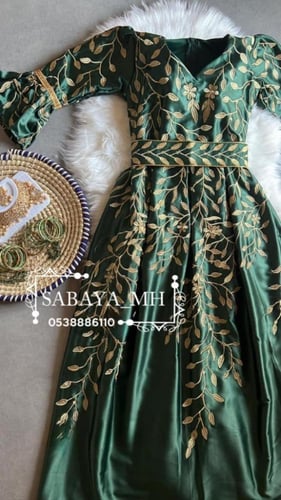 فستان غمرة مشجر ذهبي - فخامة أنثوية