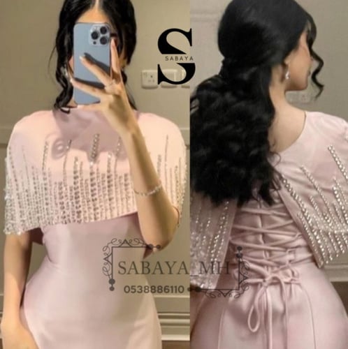 فستان سهرة كلفه لول