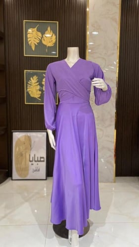 فستان جاكيت حرير