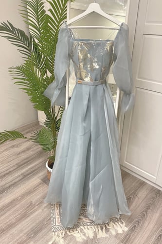 فستان ستايل اورجينزا لمعة عصرية