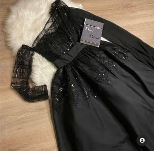 فستان شال كم