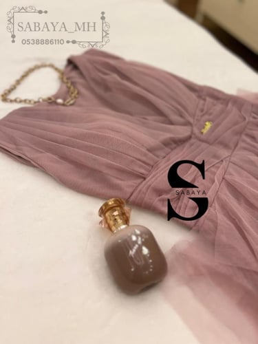 فستان مكسي تل سهرة مكشكش