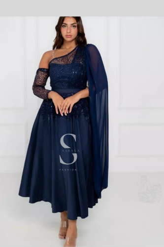 فستان شال كم