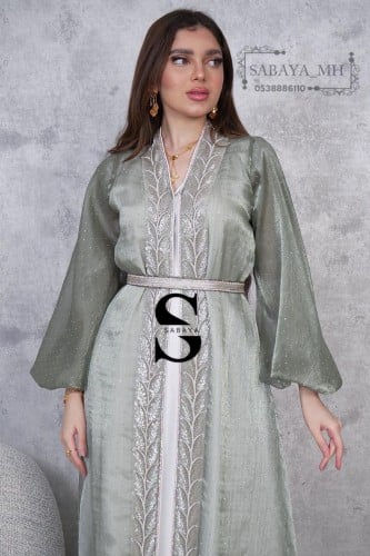 فستان كويتي فصوص أنيق