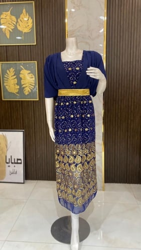 فستان شيفون غمرة