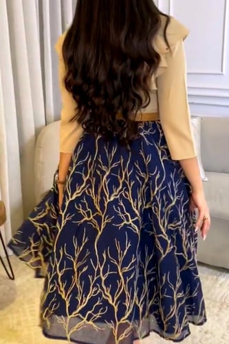 فستان شريان لمعه عصرية