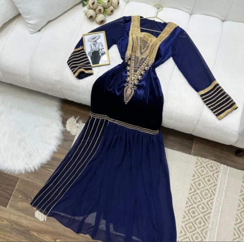 جلابية عسيري مخمل | فخامة مستوحاة من التراث