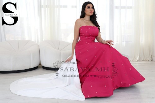 فستان سهرة سواريه تفته