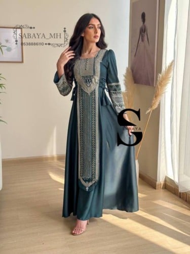 فستان عسيري تفته طويل