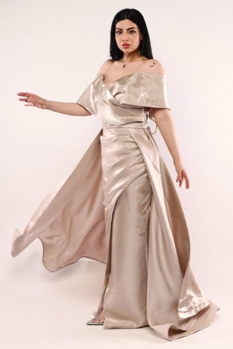 فستان شانتون لمعة ليزر