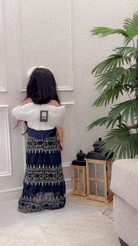 فستان مطرز كويتي بناتي