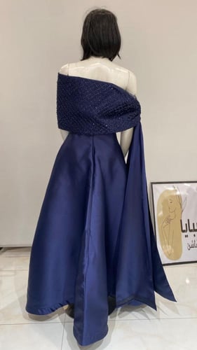 فستان سهرة ميكادو طويل