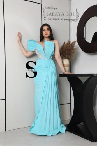 فستان سهرة بليسية