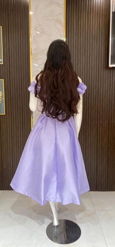 فستان سهرة اوف شولدرز فلاورز