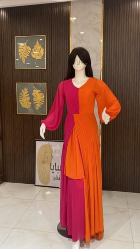 فستان شيفون من المصمم - أناقة راقية بتوقيع فاخر