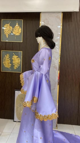 فستان غمره تطريز هندي