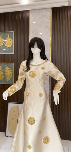 فستان غمره تطريز هندي