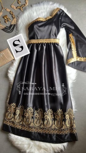 فستان غمرة كم شال - تصميم فاخر أنيق وراقي