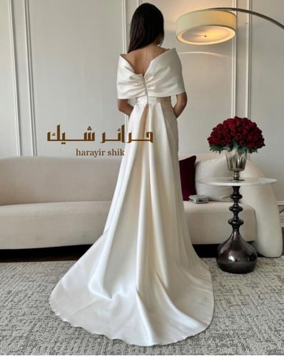 فستان سهرة شال