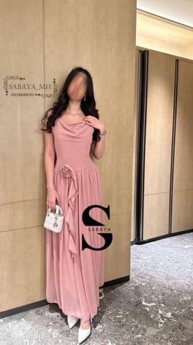 فستان علاق شيفون