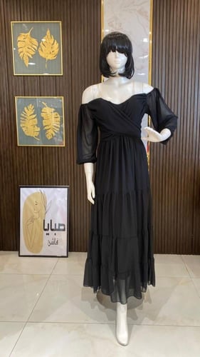 فستان لف شيفون