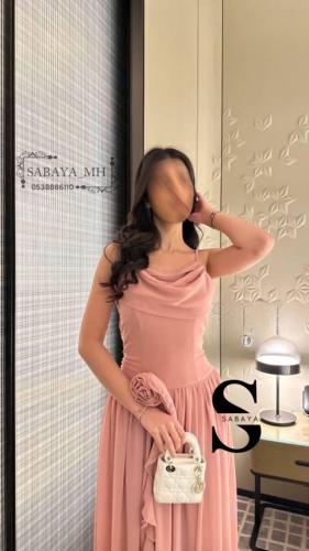 فستان علاق شيفون