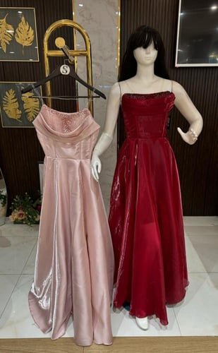 فستان سهرة ناعم