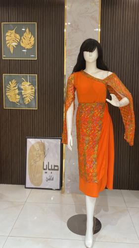 فستان غمرة هندي تنورة