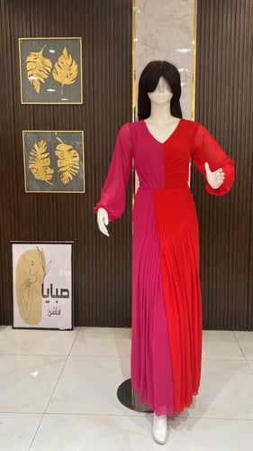 فستان شيفون من المصمم - أناقة راقية بتوقيع فاخر