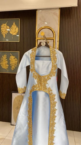 فستان غمره تطريز هندي