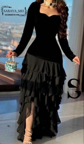 فستان شمواه اسود