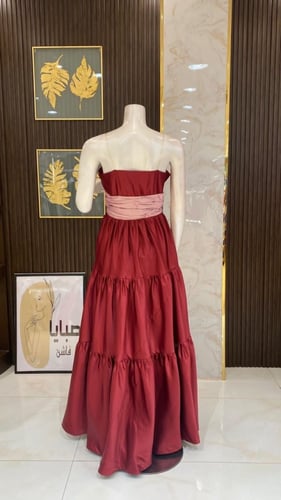 فستان سهرة موف طويل