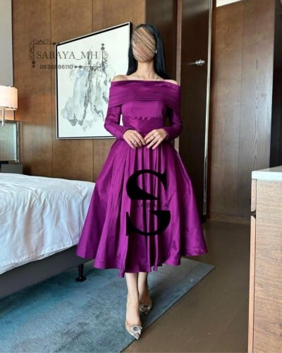 فستان سهرة اوف شولدرز