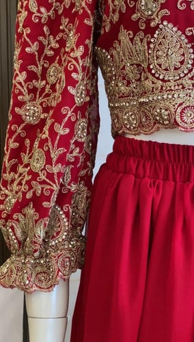 طقم غمرة تطريز راقيي