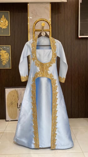 فستان غمره تطريز هندي